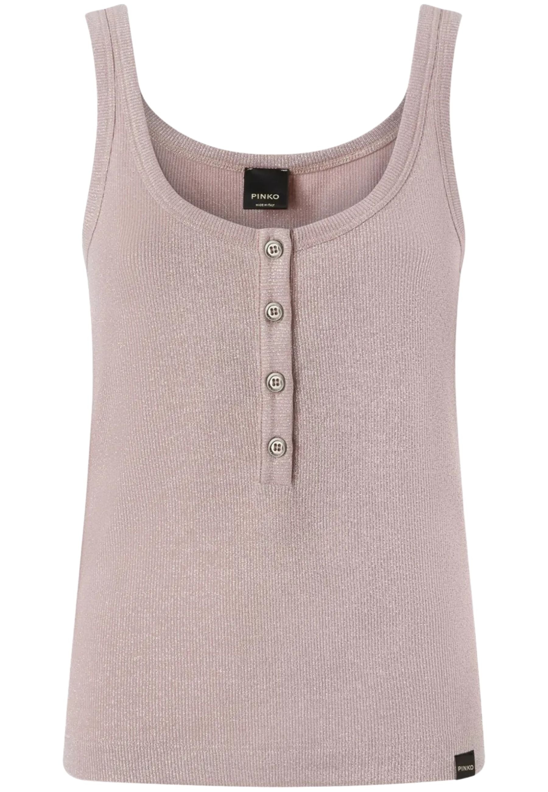 Chimera Tank Top effetto metallizzato 