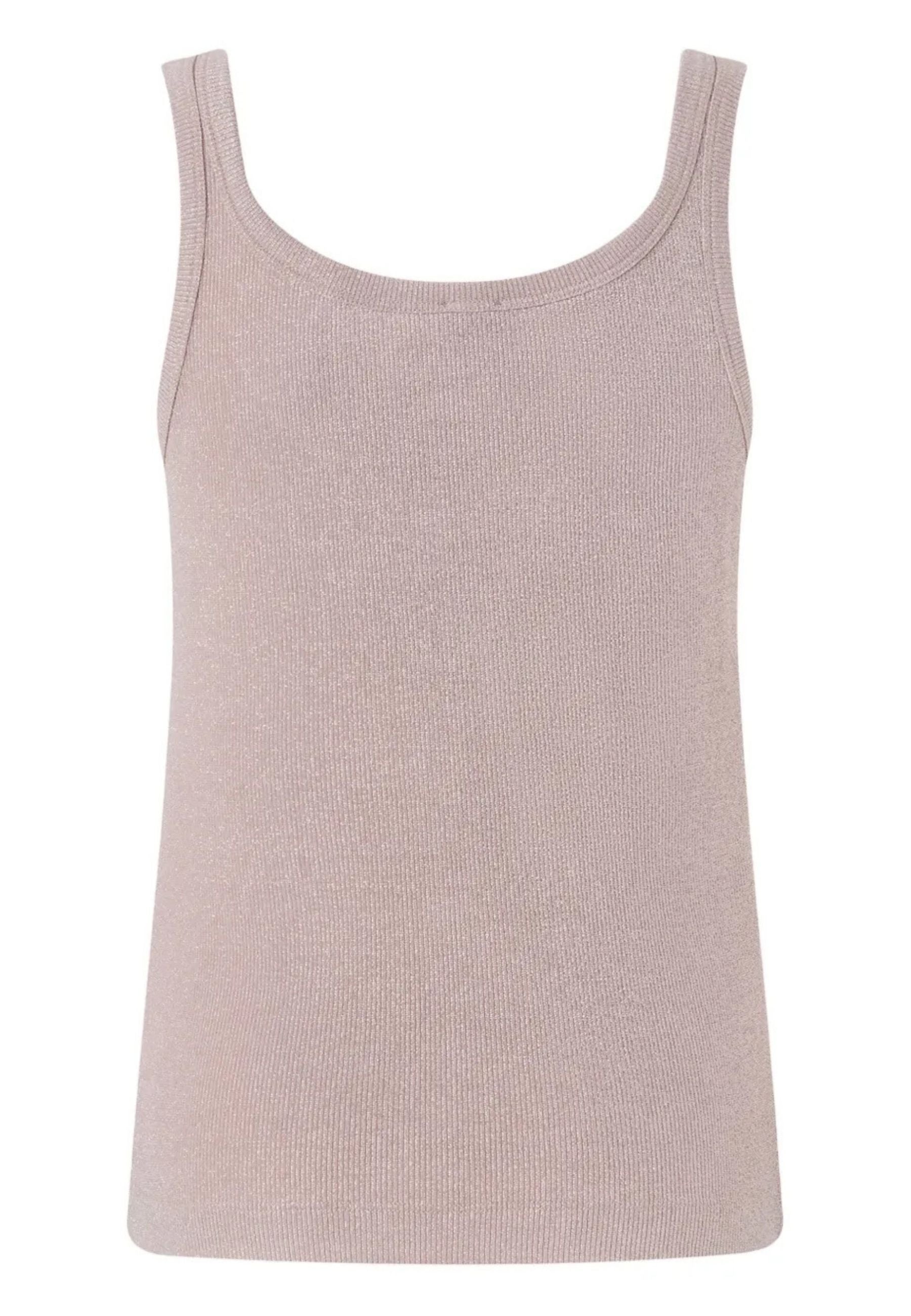 Chimera Tank Top effetto metallizzato 