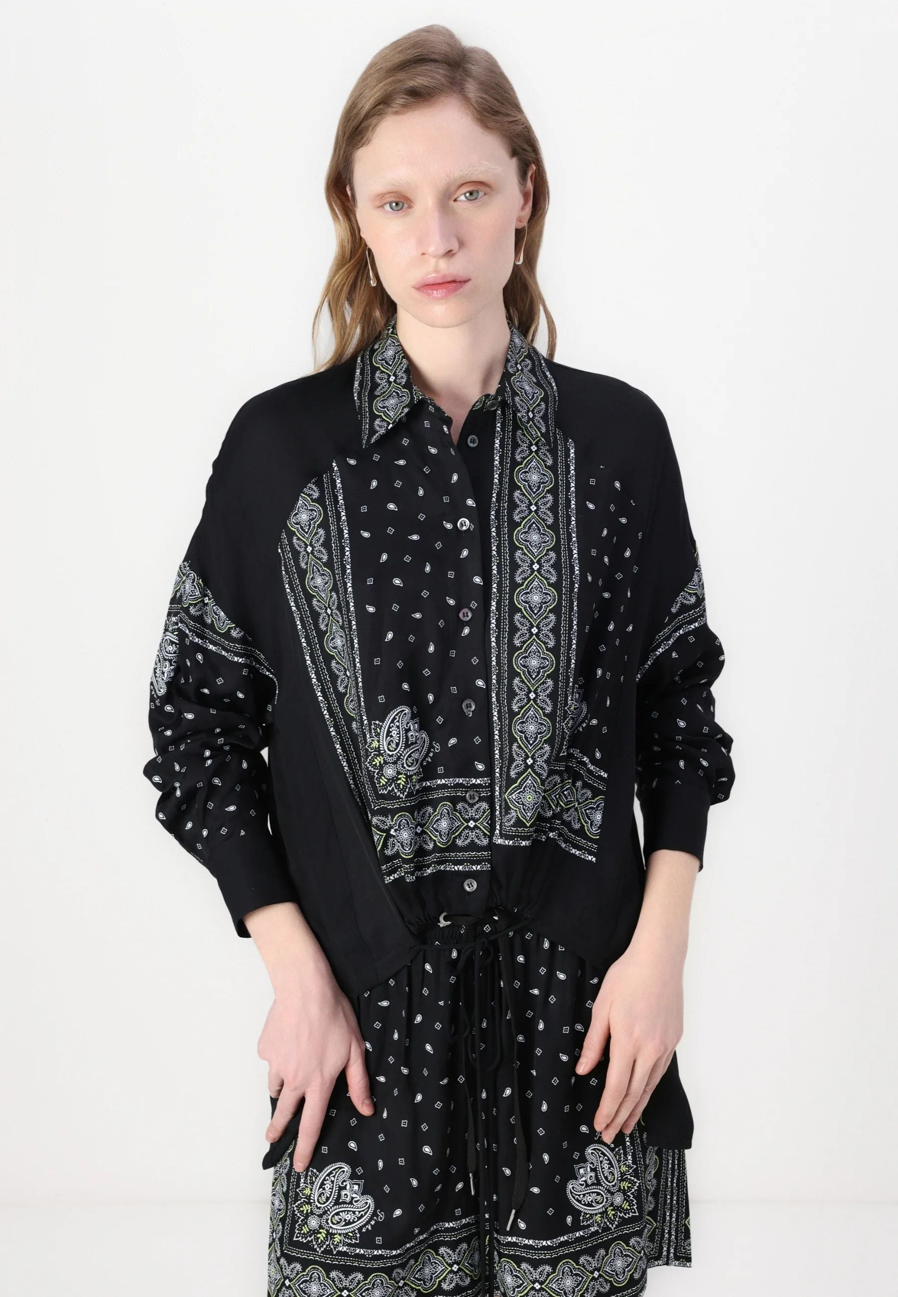 Camicia stampa bandana 