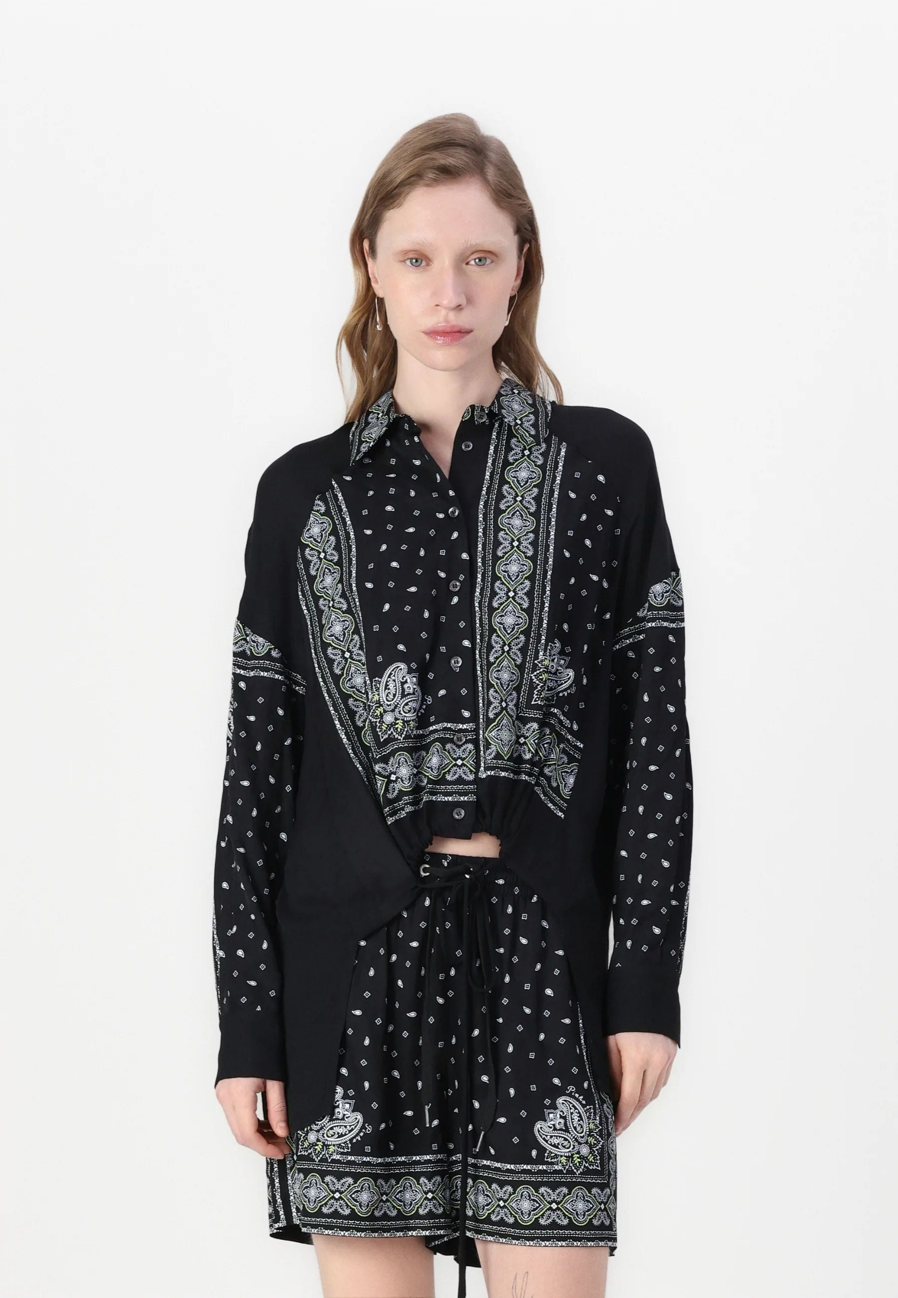 Camicia stampa bandana 