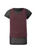 PINKO - MARK Crêpe-Shirt | Damen-T-Shirt