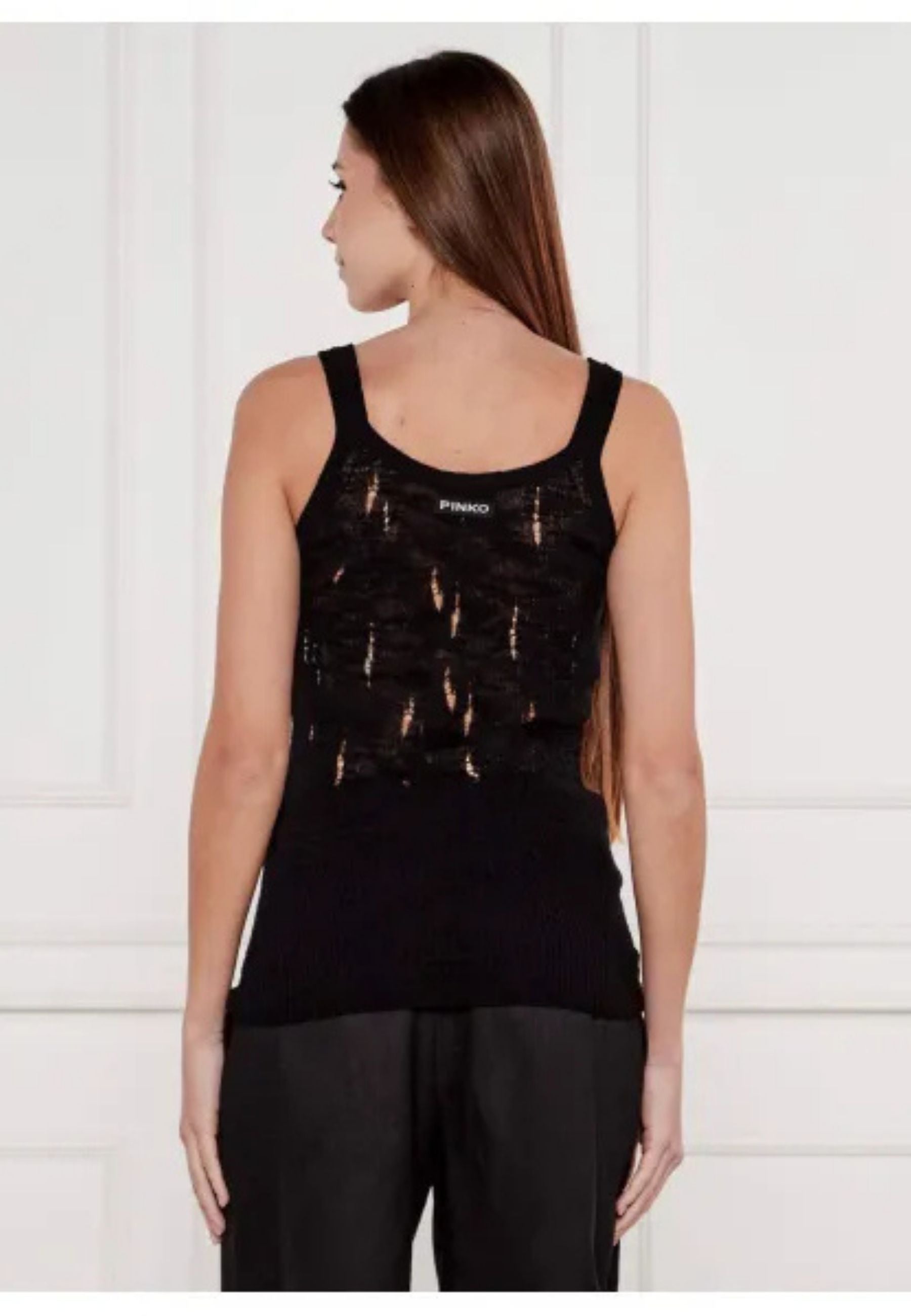 Top Sergio in maglia con rotture - Slim Fit 
