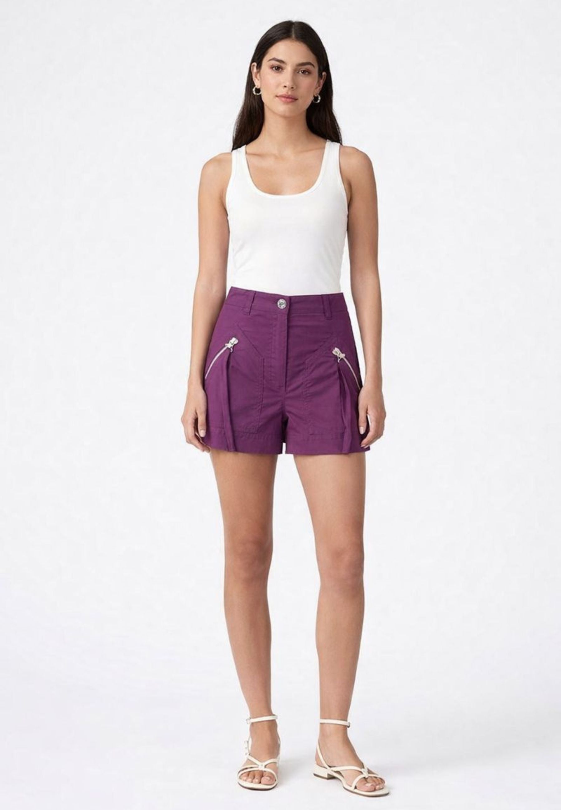 PINKO - Shorts donna in cotone stretch 