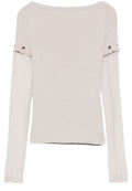 SPORTMAX – „Alcide“-Shirt aus Stretch-Viskose mit abnehmbaren Ärmeln