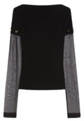 SPORTMAX - „Alcide“-Sweatshirt aus Stretchviskose mit abnehmbaren Ärmeln