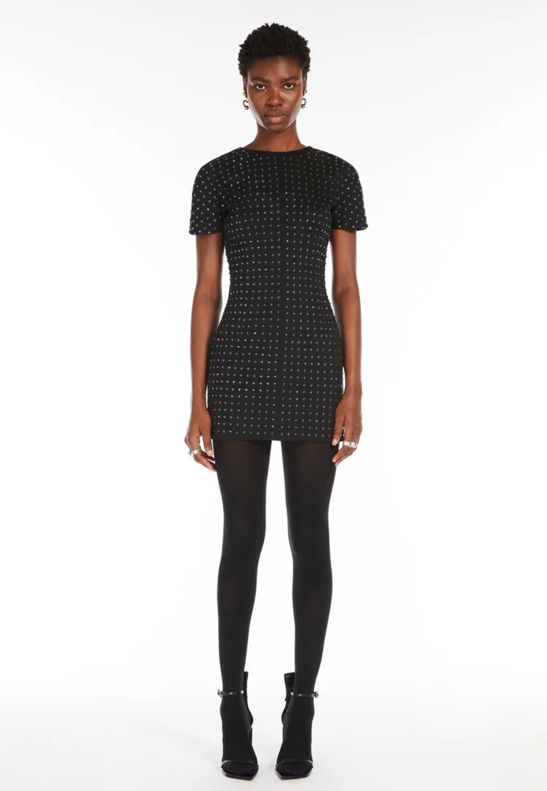 Sportmax - Abito girocollo con strass | Klepsydra Capsule Collection 