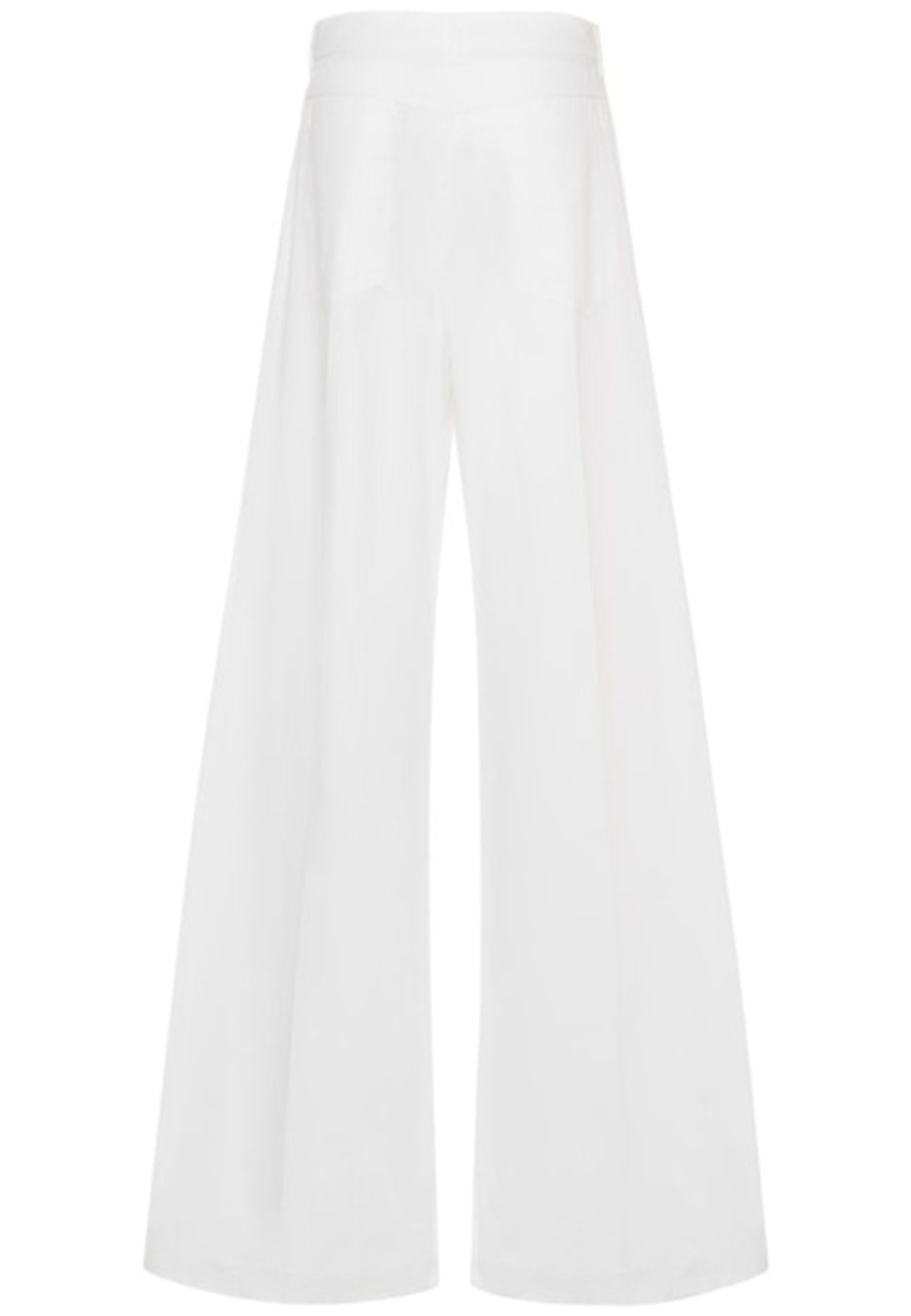 Sportmax - Pantaloni larghi Gebe in tela di cotone 