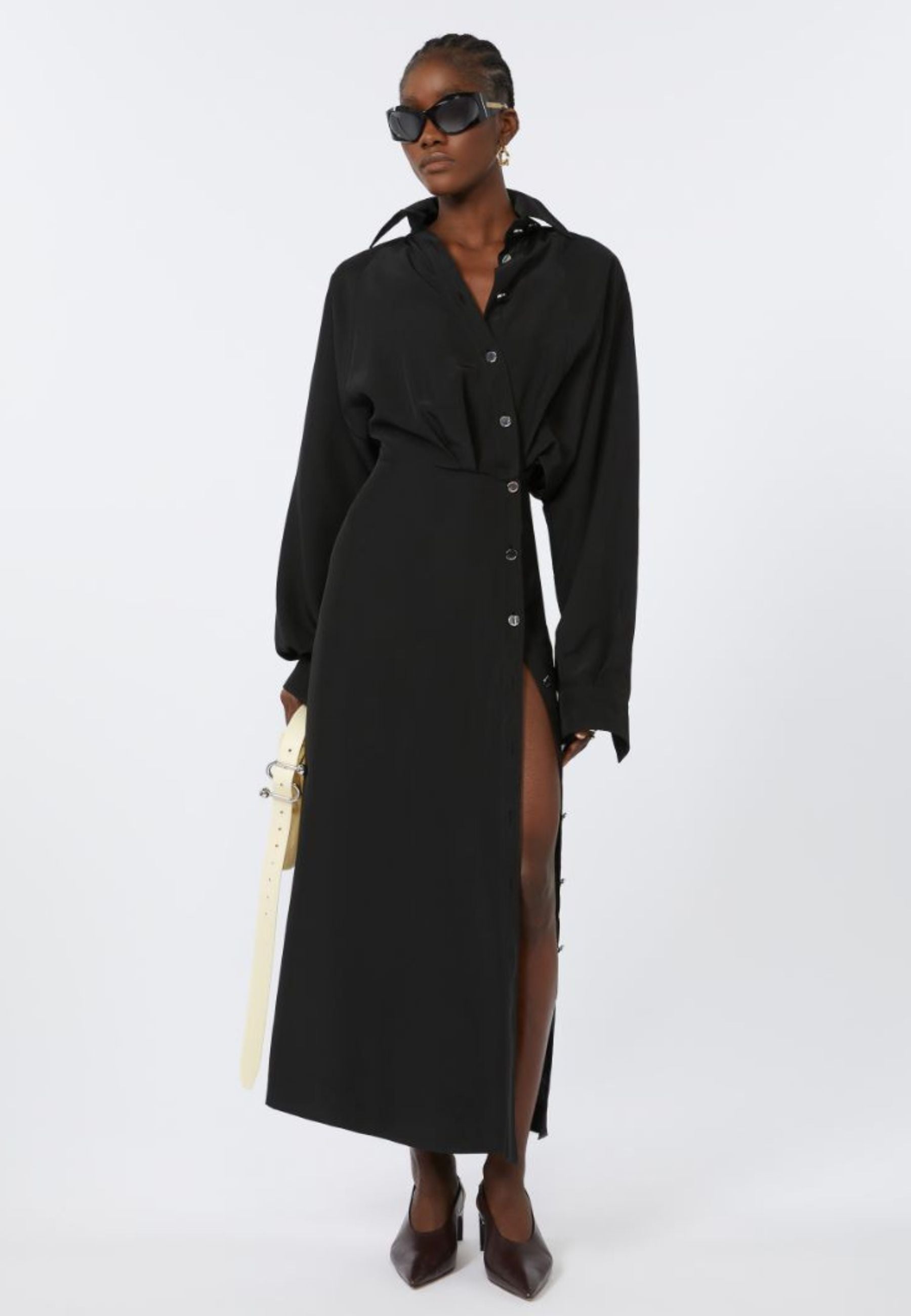 Sportmax - Abito camicia Maranta 
