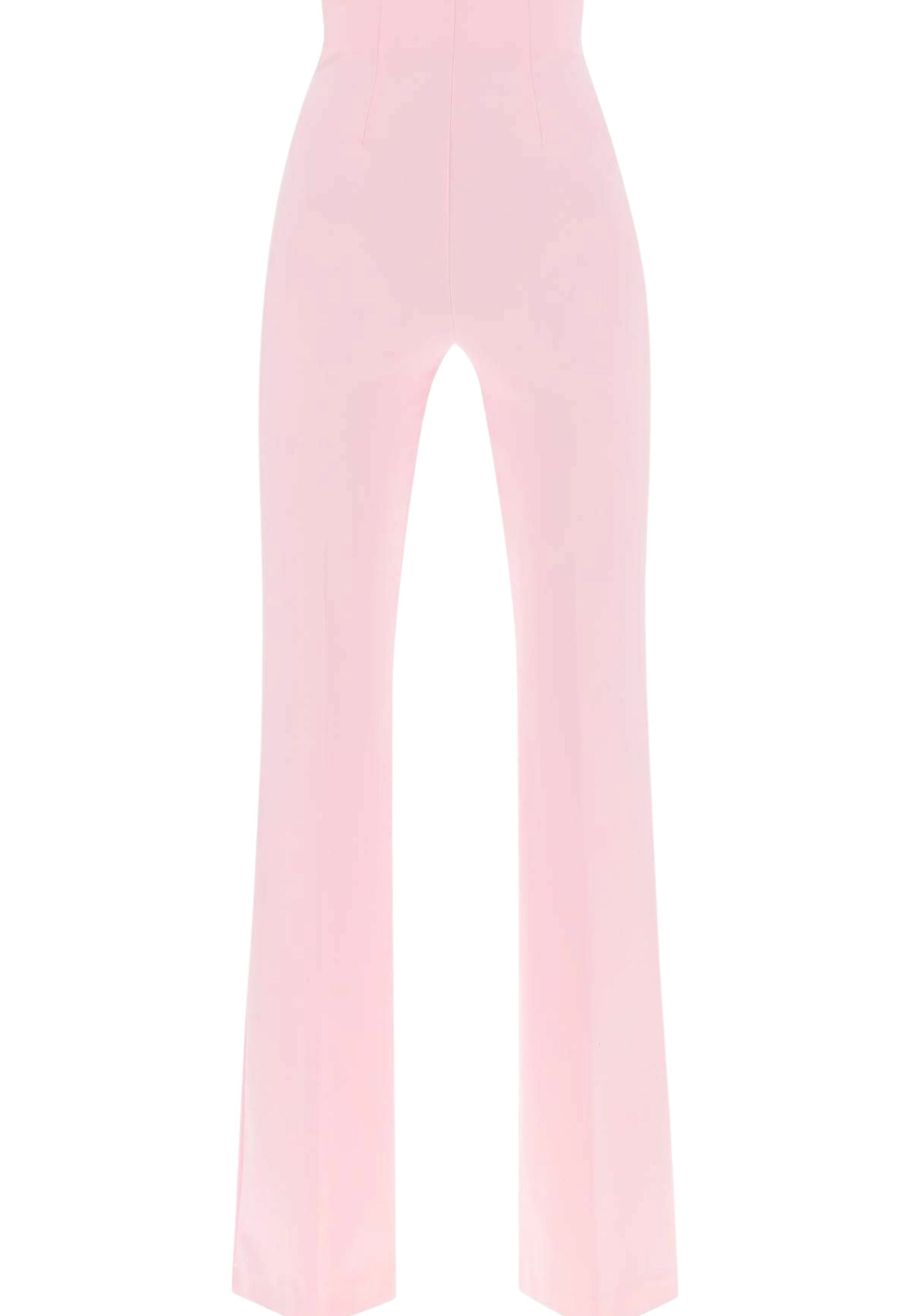 Sportmax - Pantaloni flare in jersey tecnico effetto scuba 