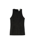 Sportmax - Top Uditore con strass negro