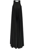 Sportmax - Abito lungo Verdier in jersey plissé