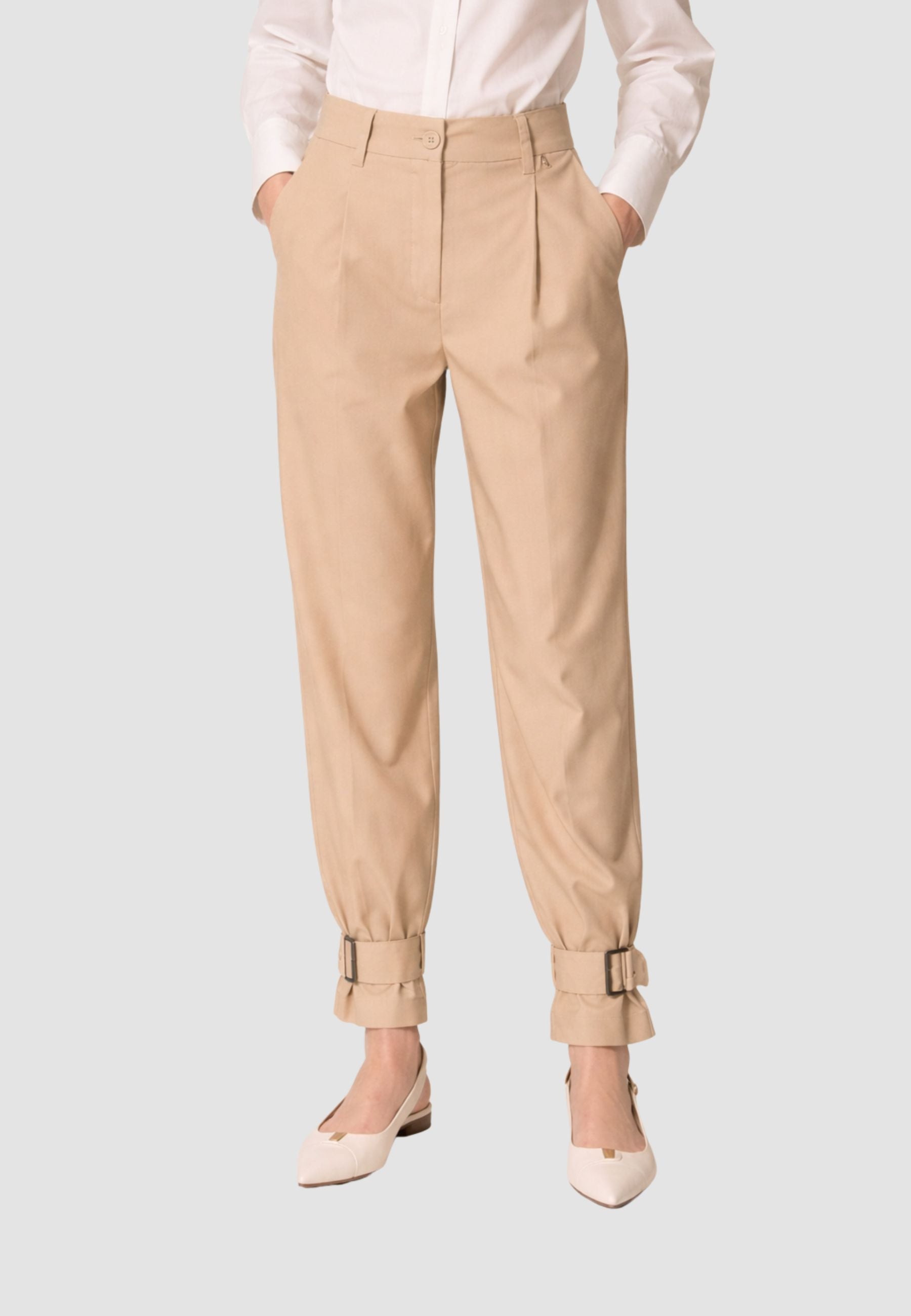 Pantaloni in popeline riciclato - Actitude Revive 
