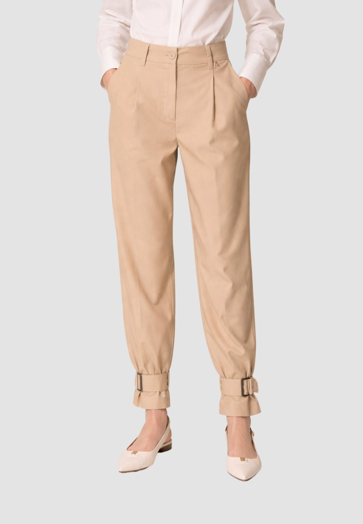 Pantaloni in popeline riciclato - Actitude Revive 
