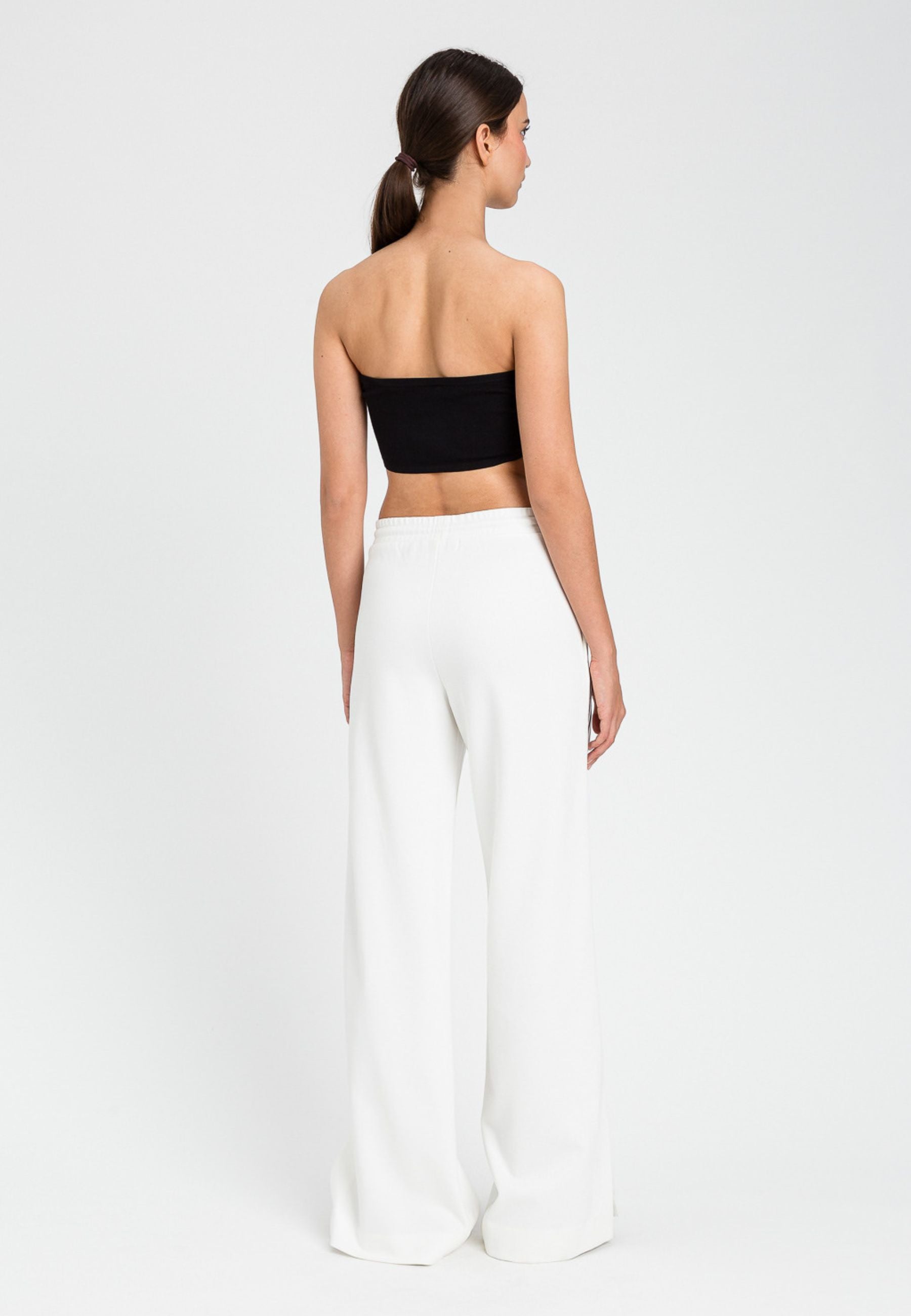 Pantalone ampio con bande laterali e spacchi - Actitude 