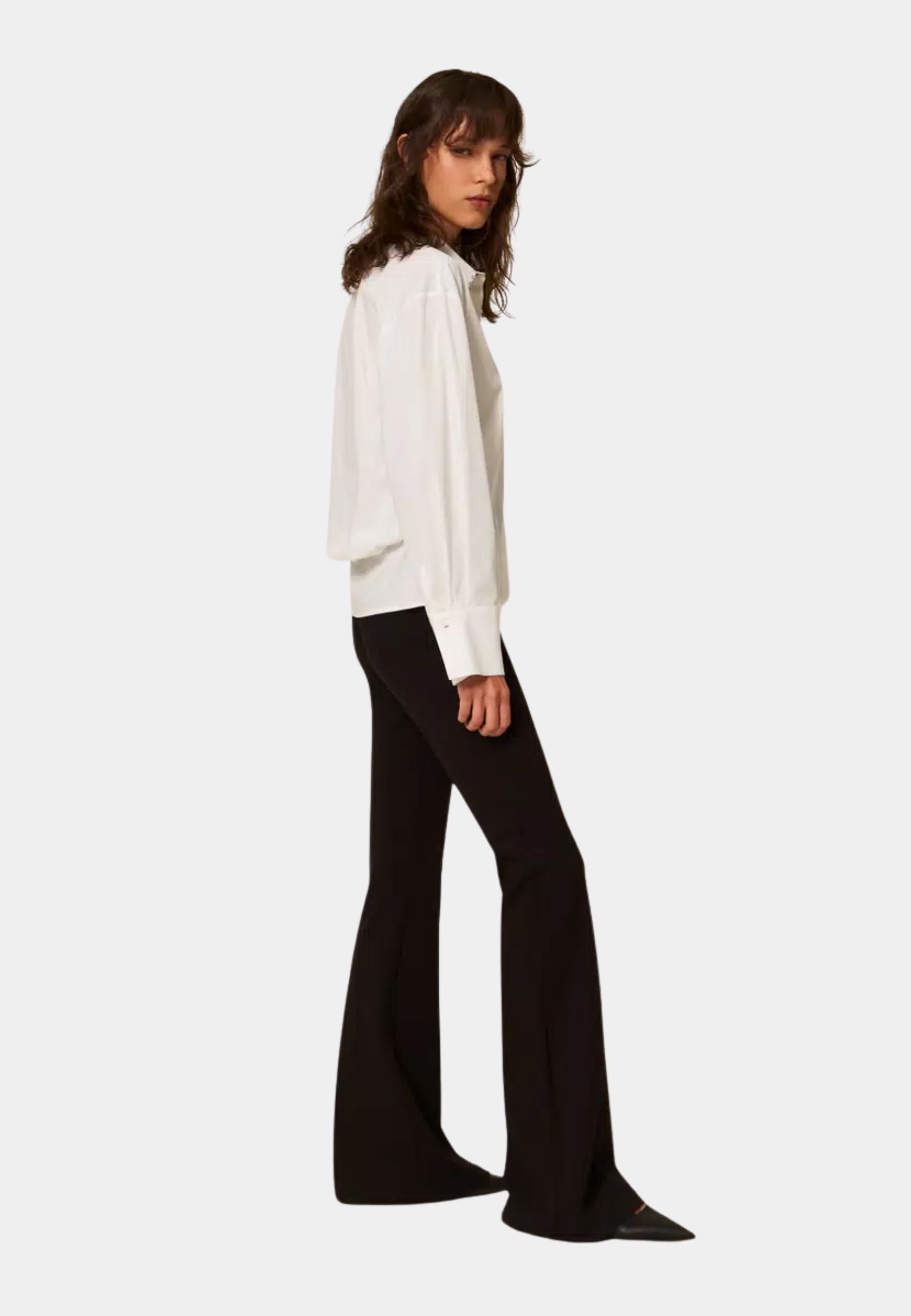 Pantaloni flare con logo - Actitude 