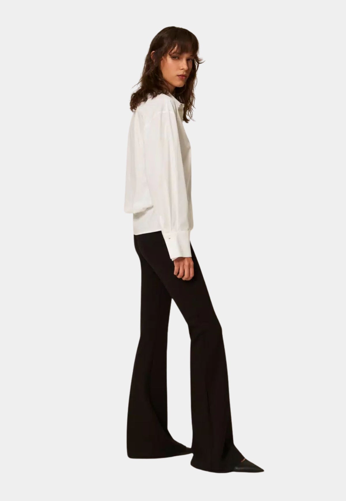 Pantaloni flare con logo - Actitude 