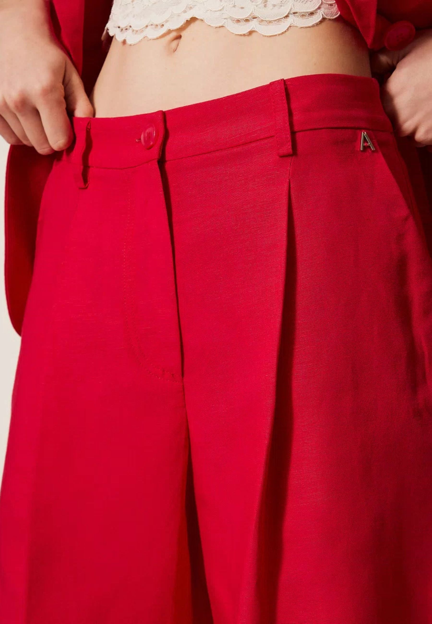 Bermuda Actitude in Lino e Viscosa Donna 