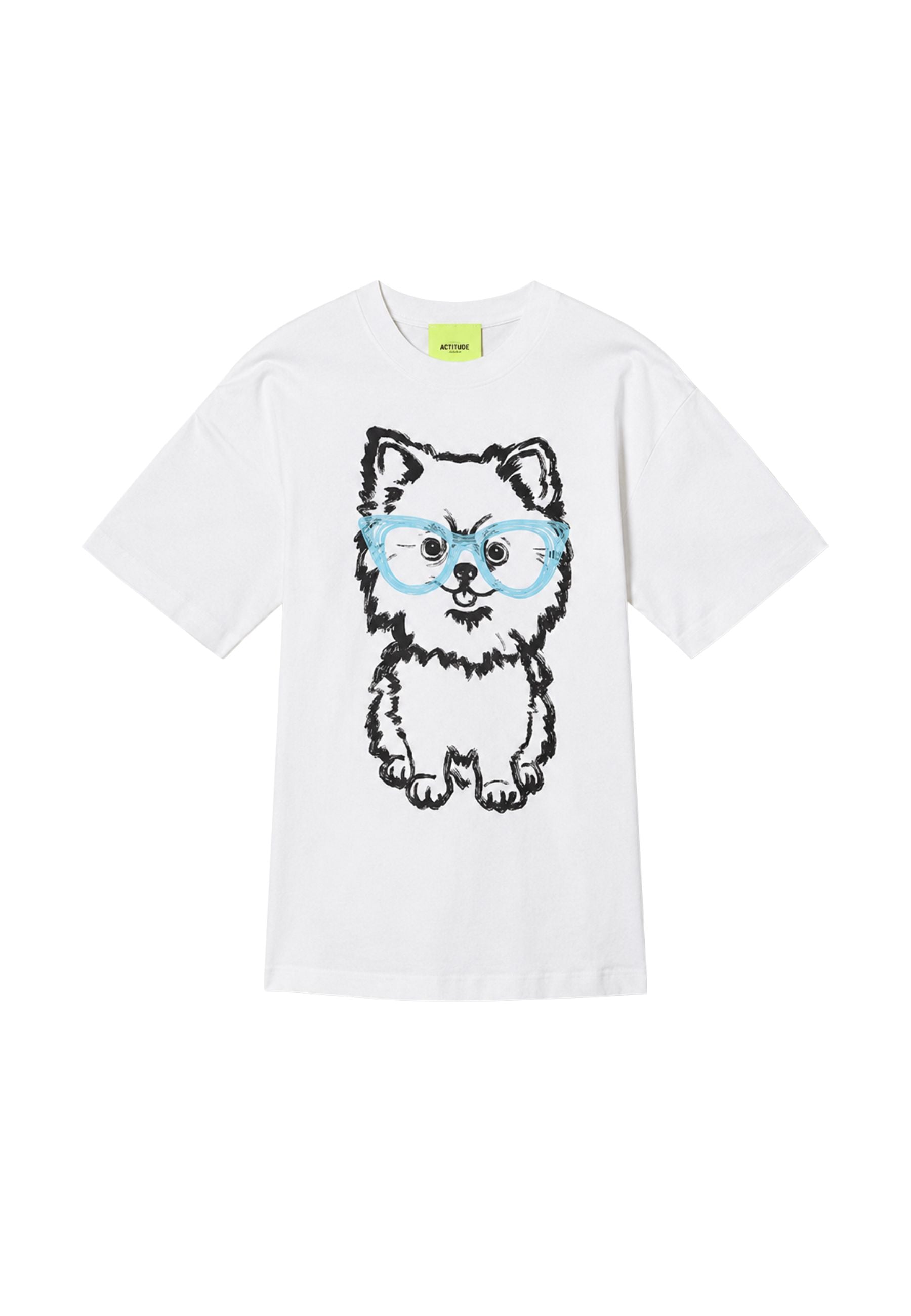 T-shirt oversize con stampa e ricamo - Actitude by Twinset 