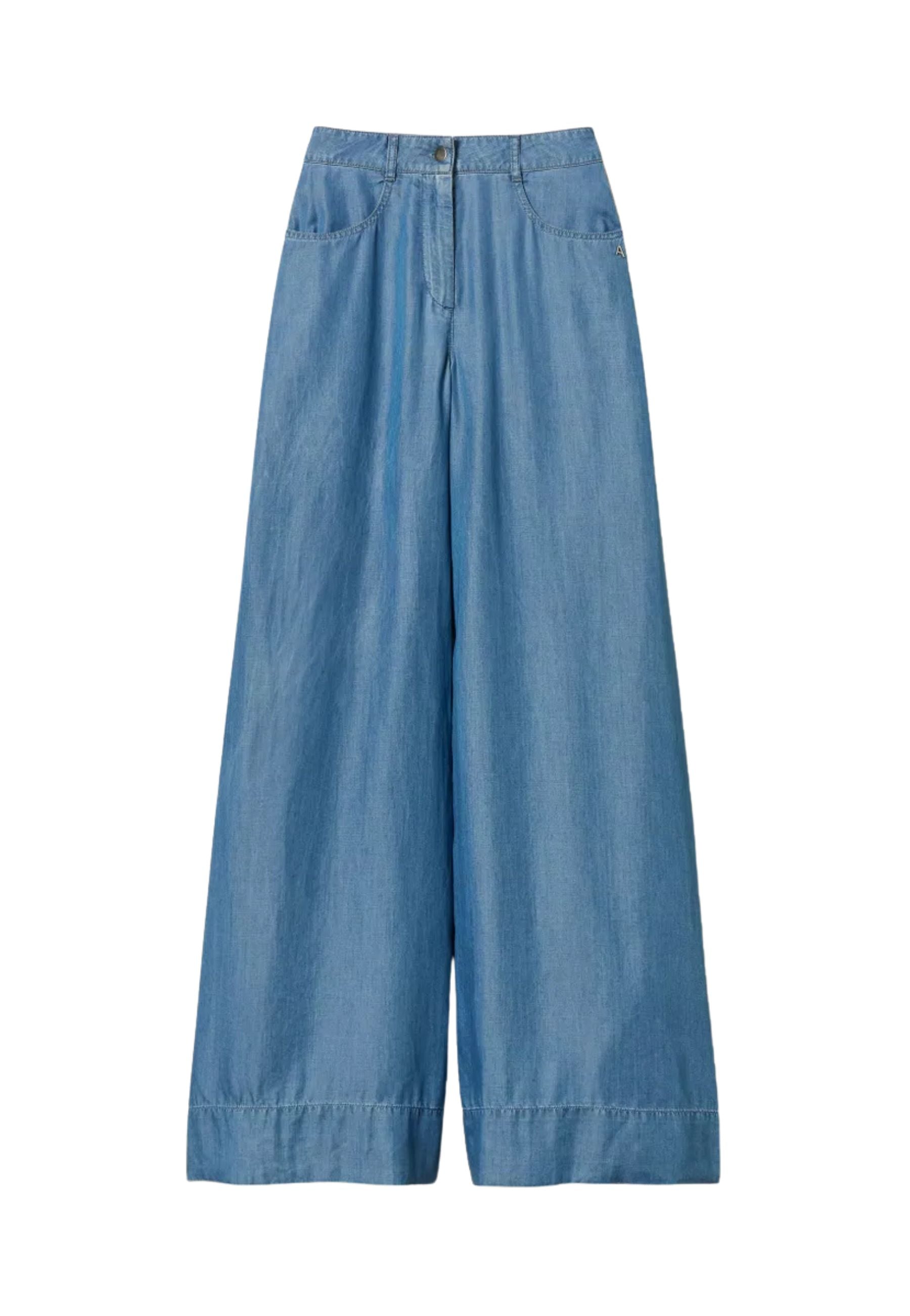 Pantaloni palazzo in denim TENCEL™ - Actitude 