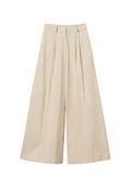 Pantaloni Actitude in Misto Cotone e Lino con Lurex Donna