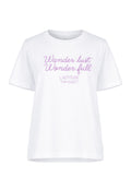 Twinset Actitude T-Shirt mit Schriftzug-Print - Weiß