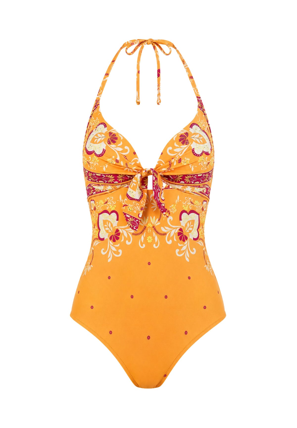 Costume Intero Twinset Fantasia Arancio Multicolor 
