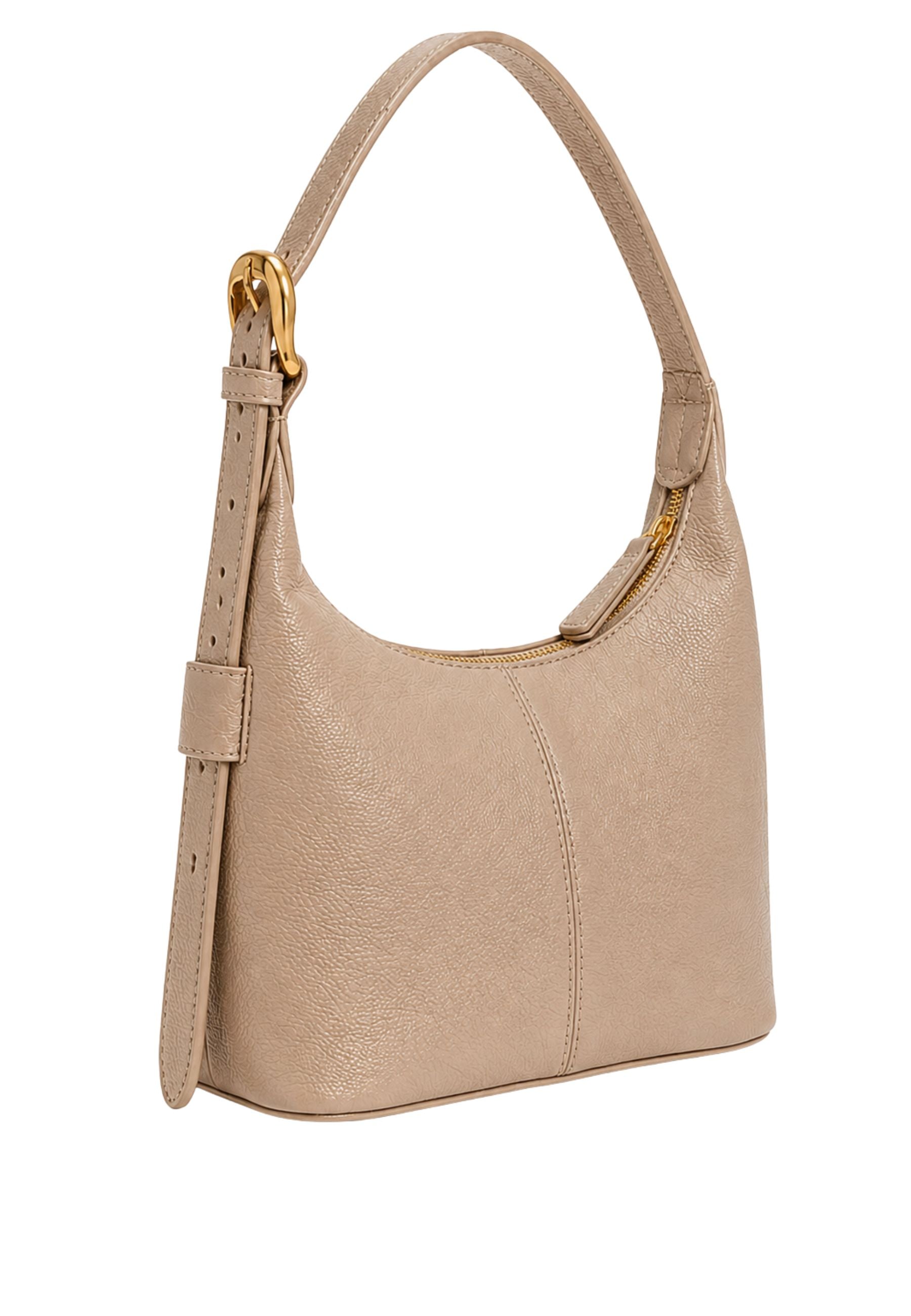 Borsa Hobo Donna in Vera Pelle con Tracolla Regolabile 