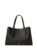 Borsa Tote Bicolor Effetto Pelle Martellata con Fibbie Regolabili