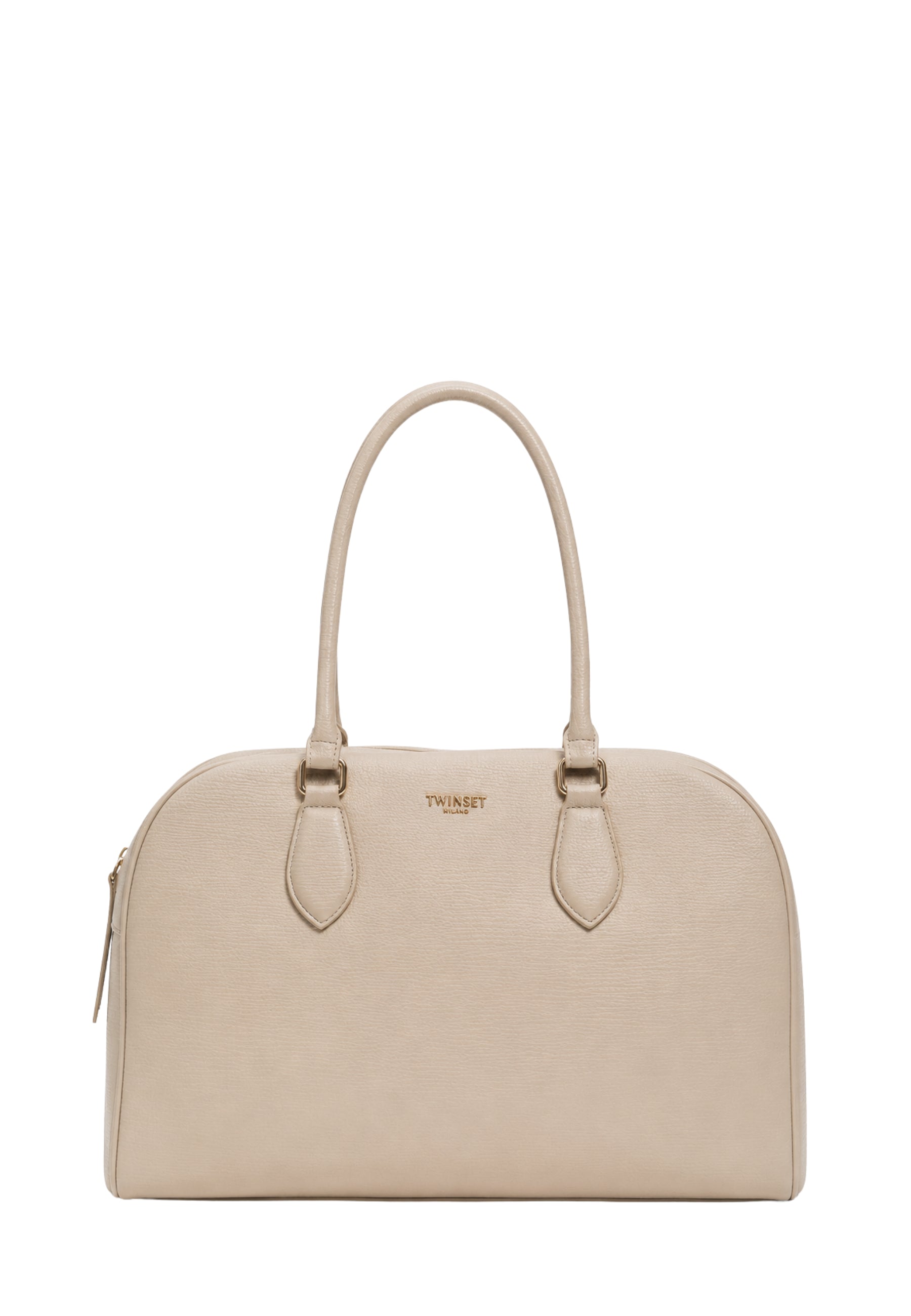 Borsa Beige Effetto Pelle Granata 
