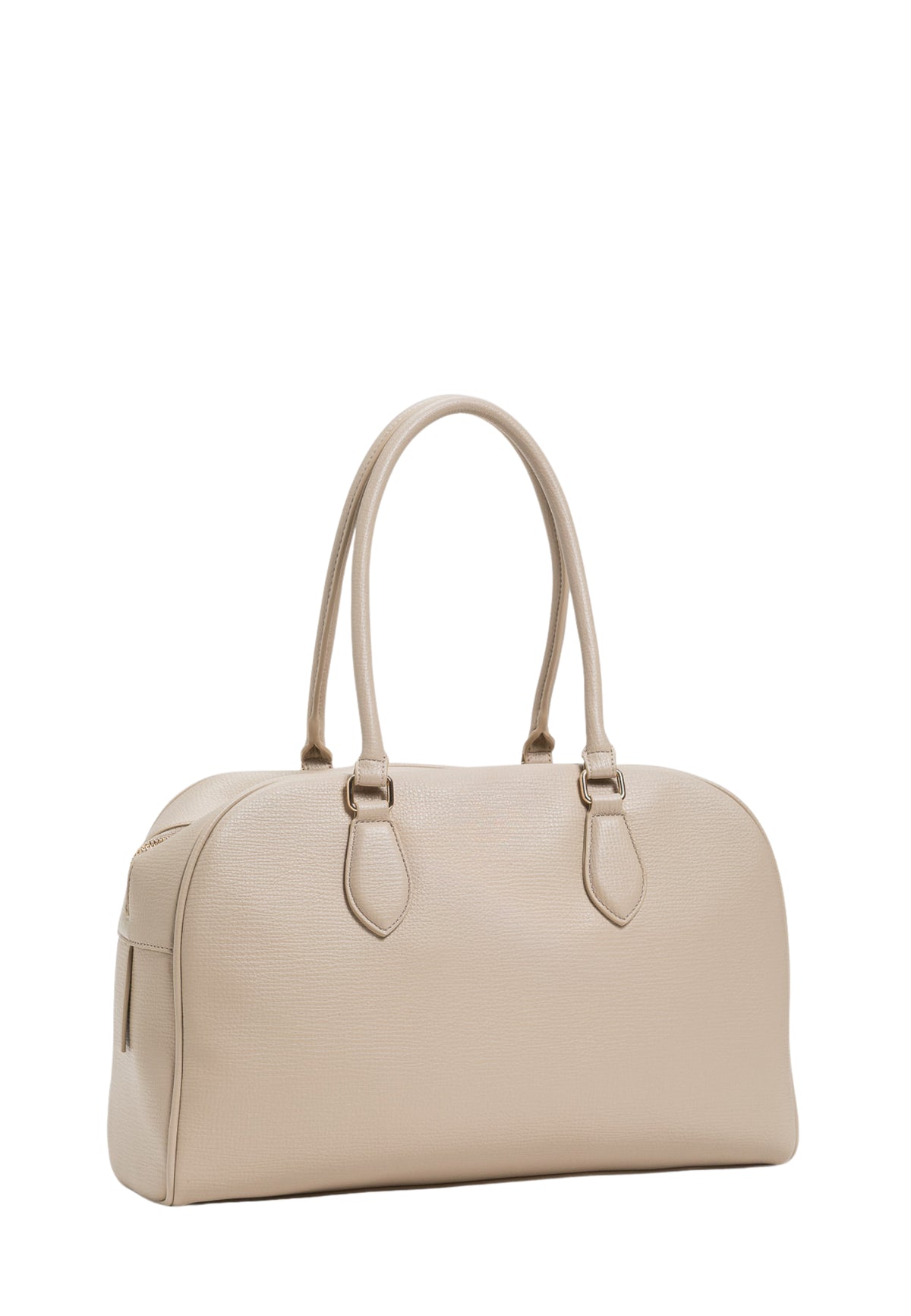 Borsa Beige Effetto Pelle Granata 