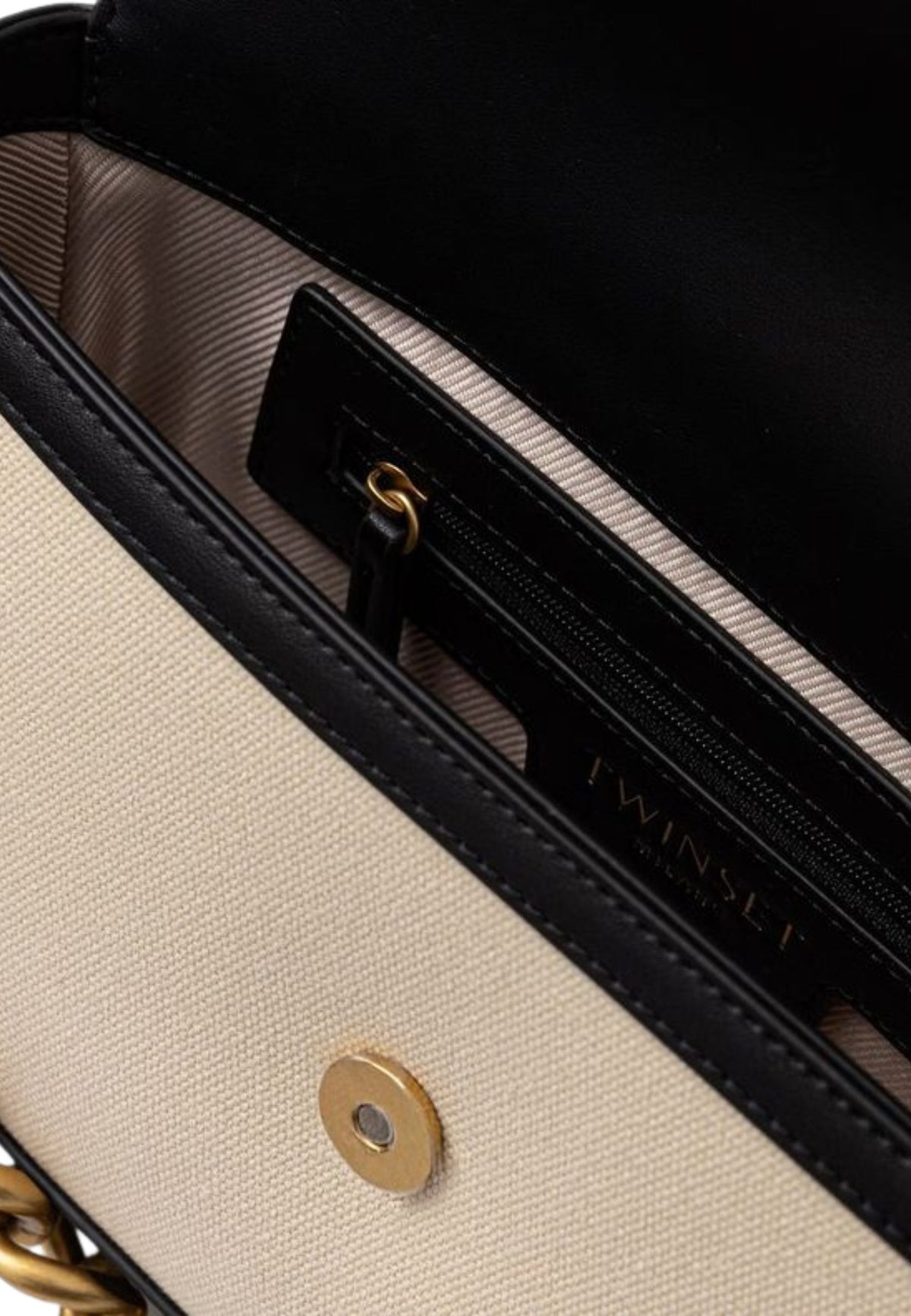 Borsa a Tracolla in Canvas con Catena 