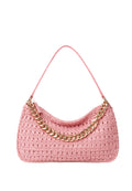 Borsa Hobo "Liliane" Grande in Rafia Crochet