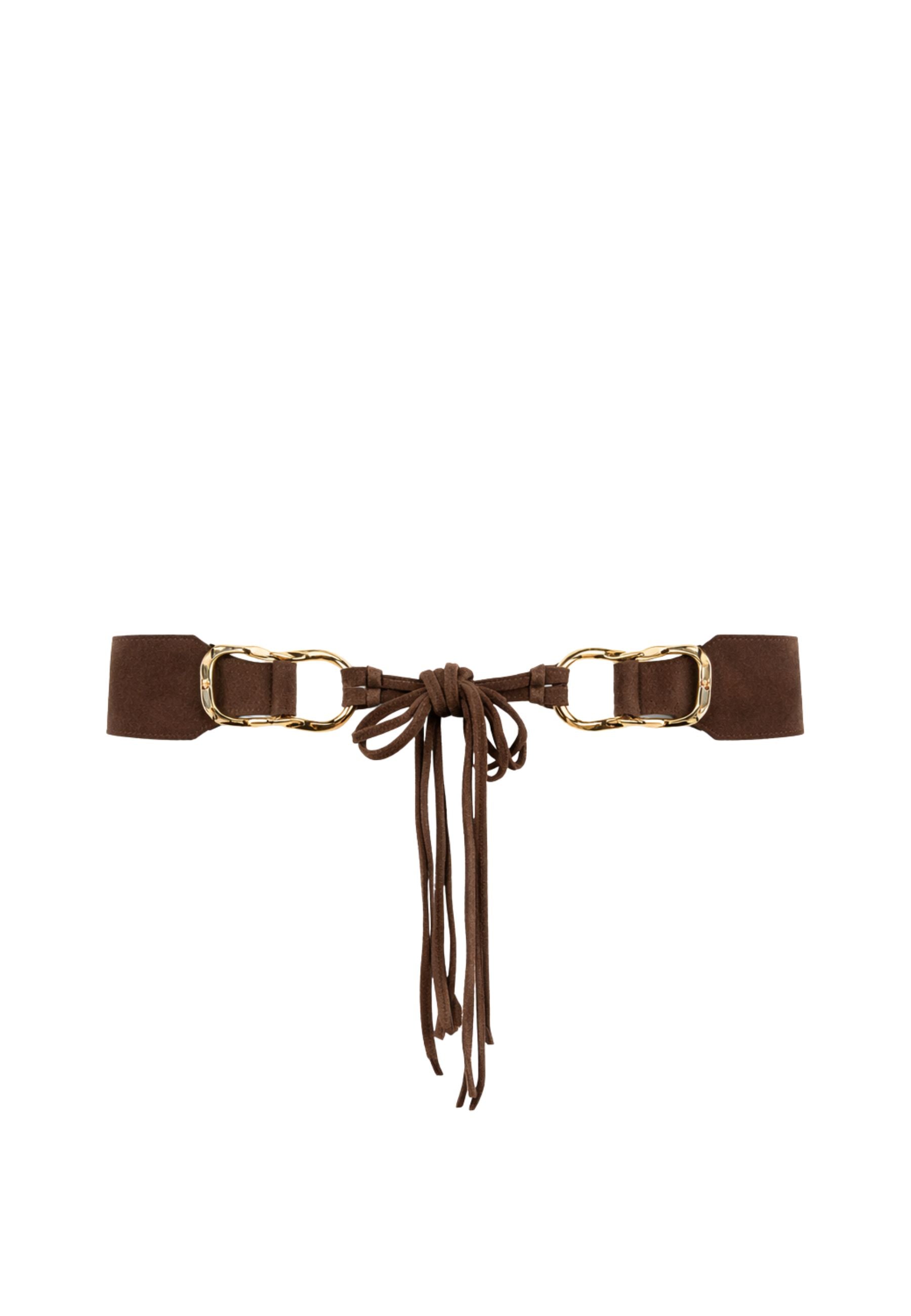 Cintura in Pelle Martellata 