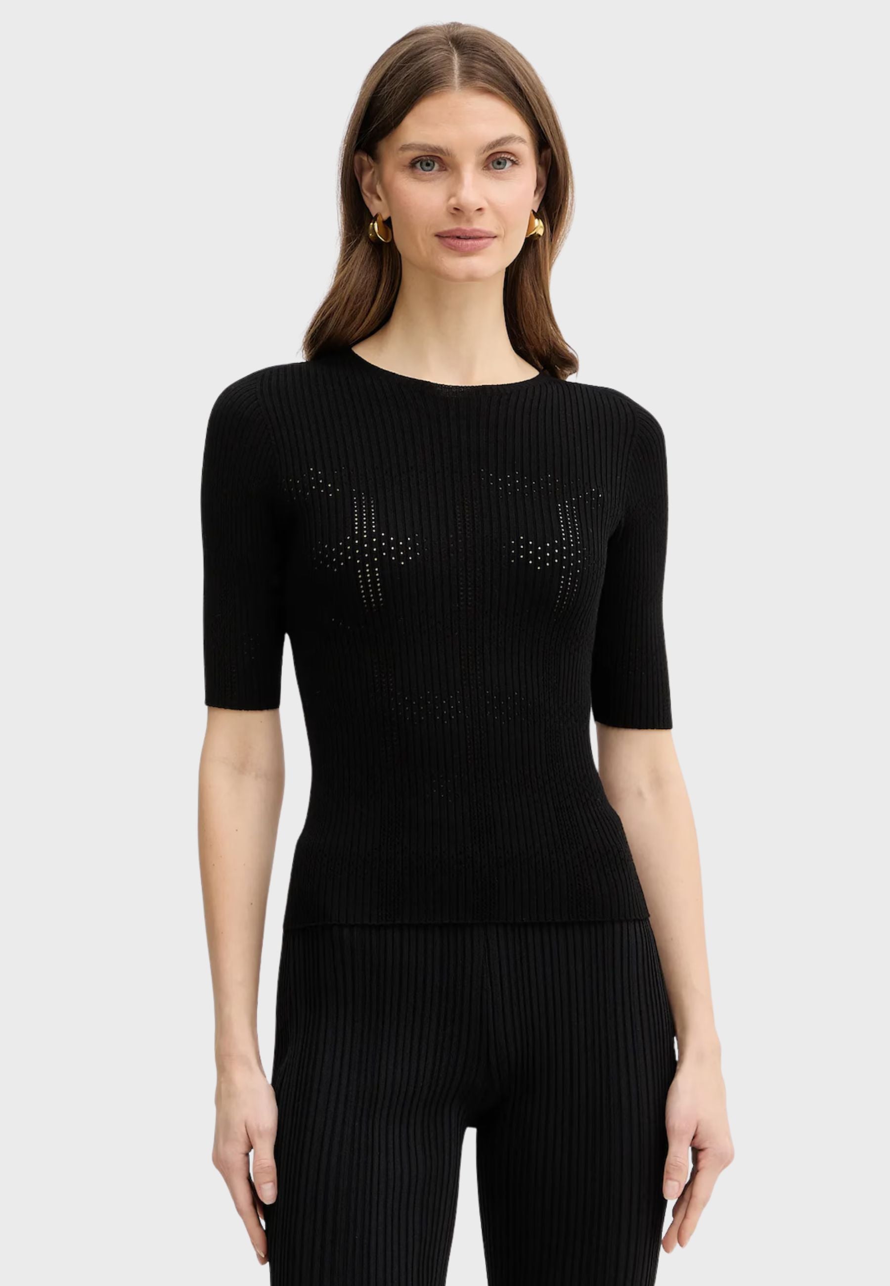 Maglia Twinset in maglia a costine 