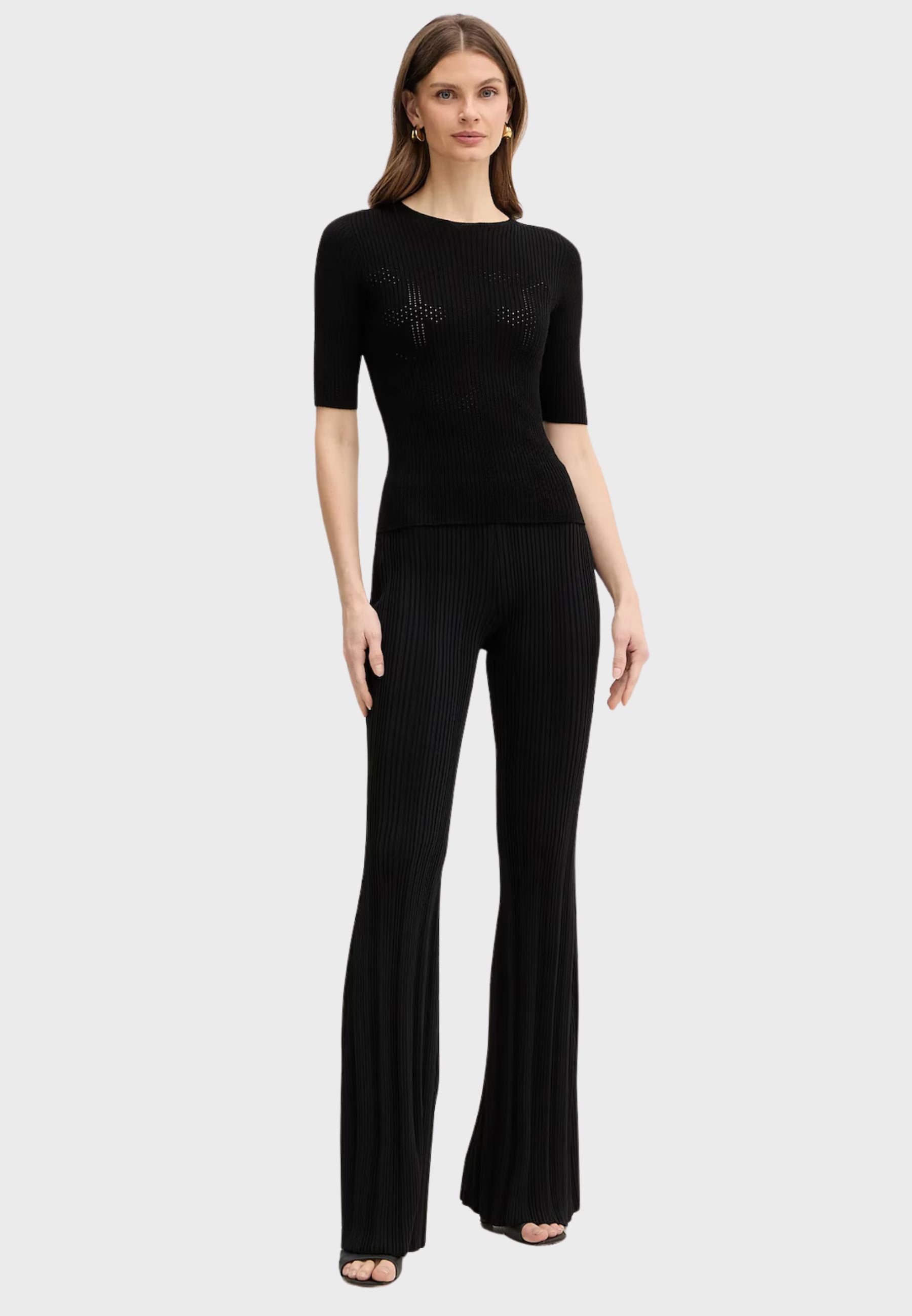 Maglia Twinset in maglia a costine 