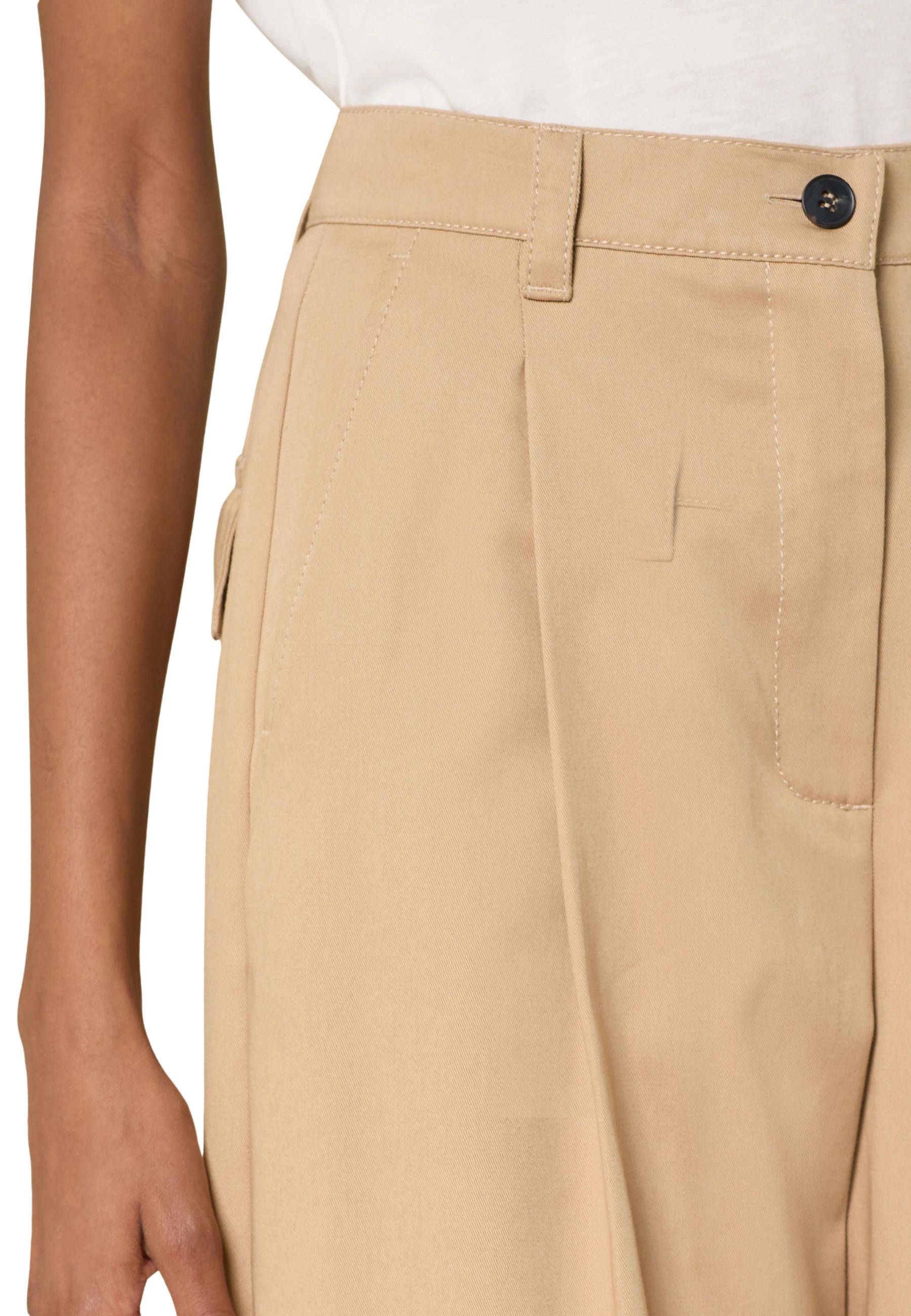 Weekend Max Mara - Pantalone Nebbie a gamba ampia in gabardina di cotone 