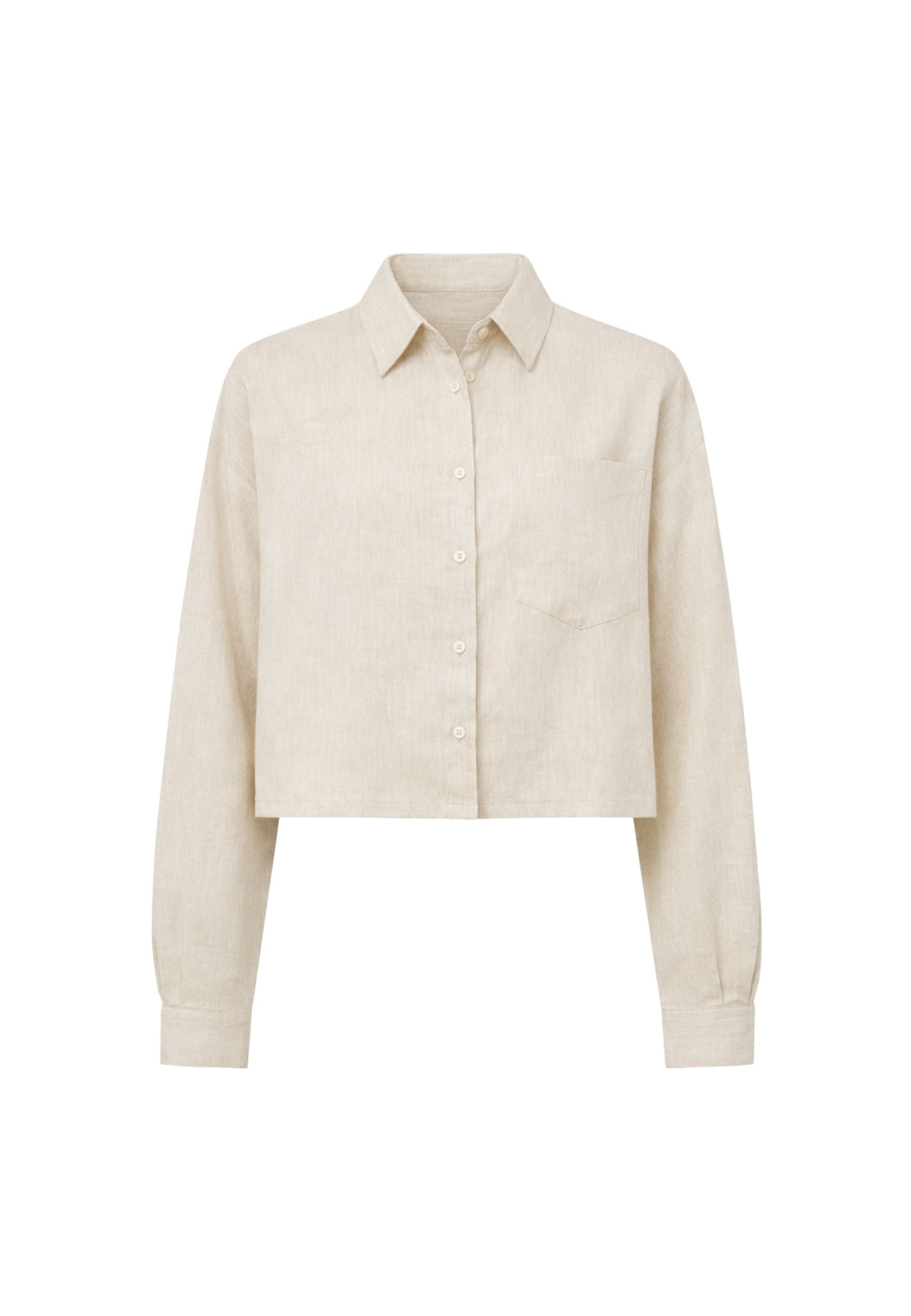 Max Mara - Giacca crop in lino 