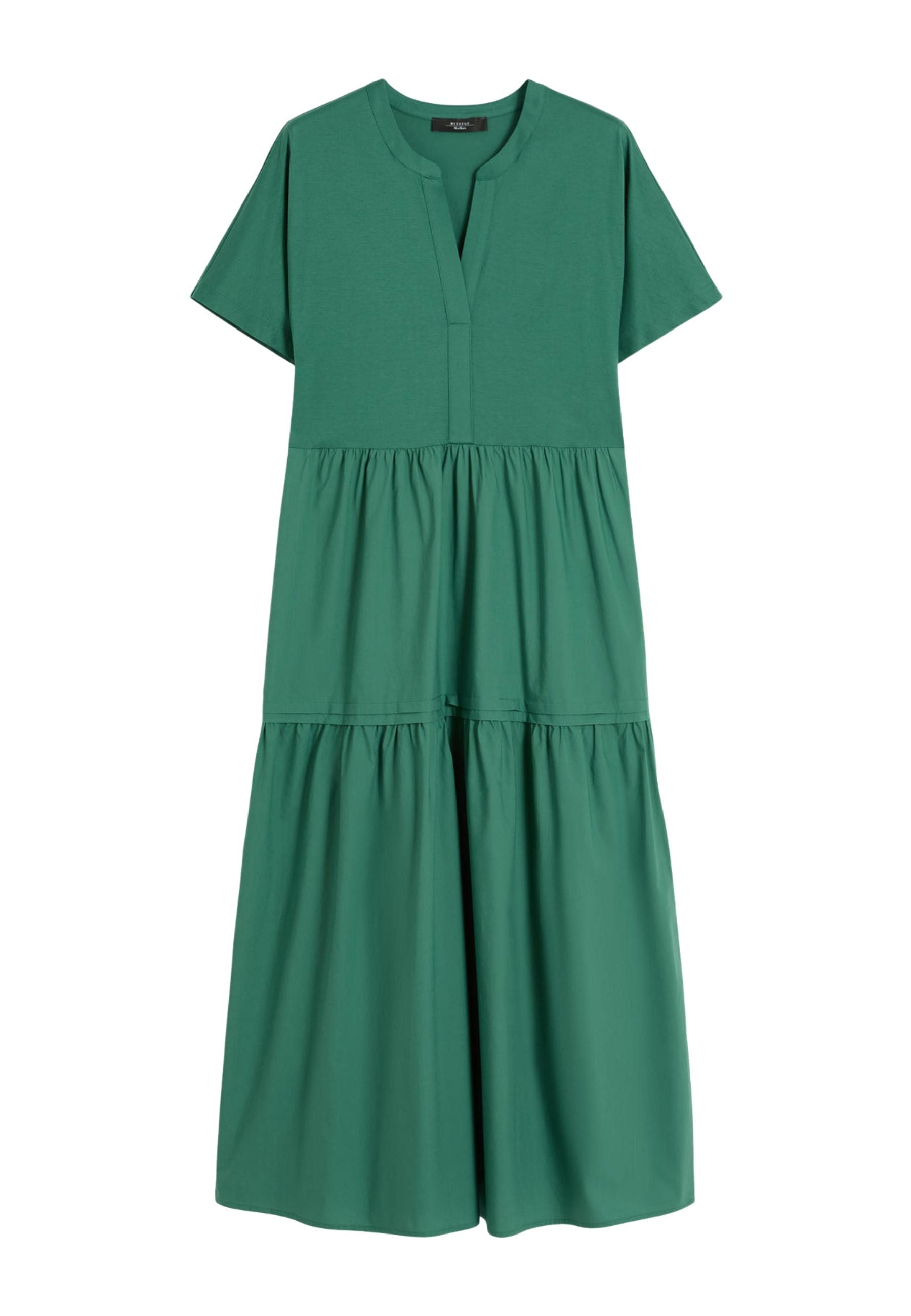 Weekend Max Mara - Abito midi in cotone con balza 