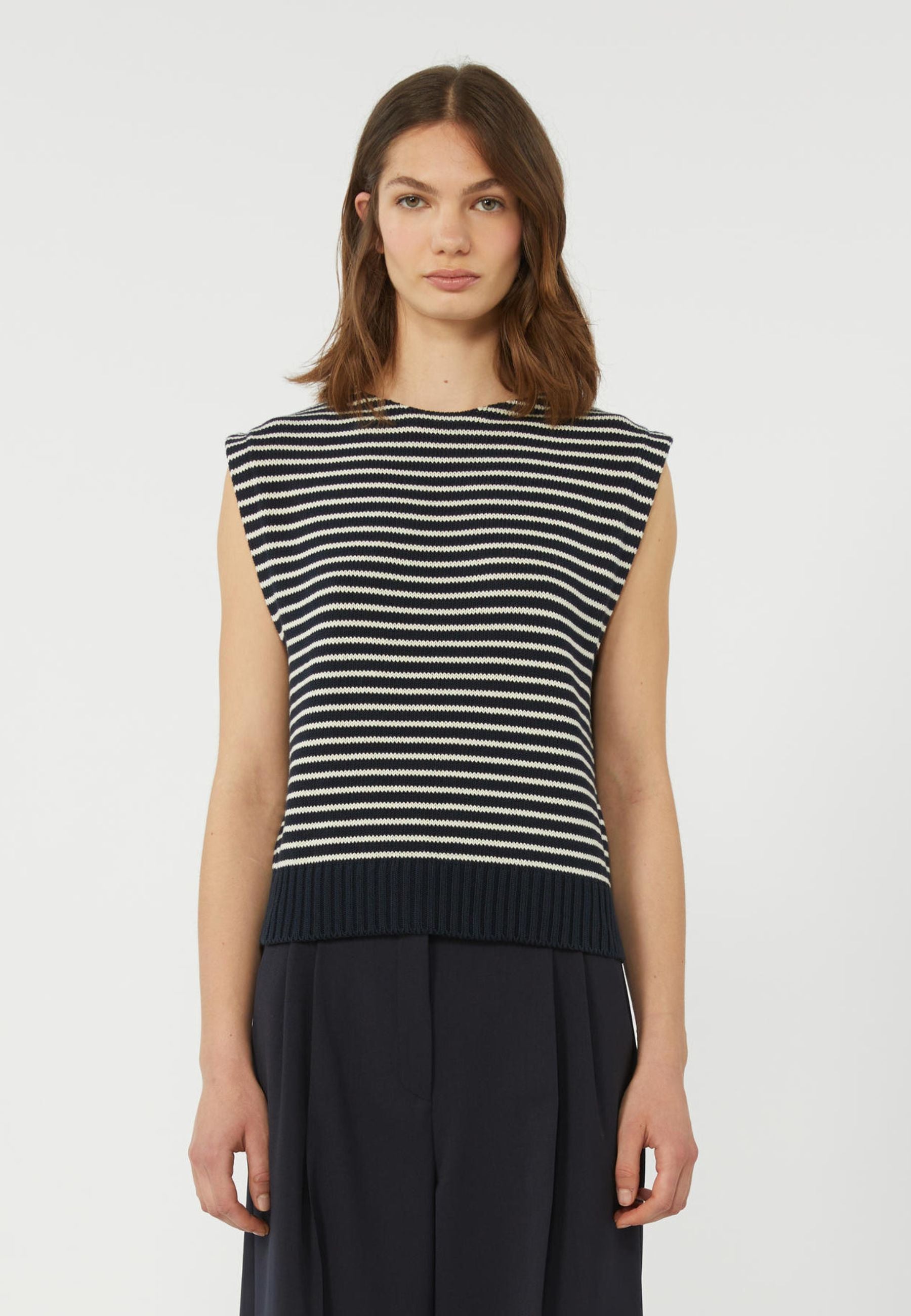Weekend Max Mara - Gilet in filato cordonetto di cotone 