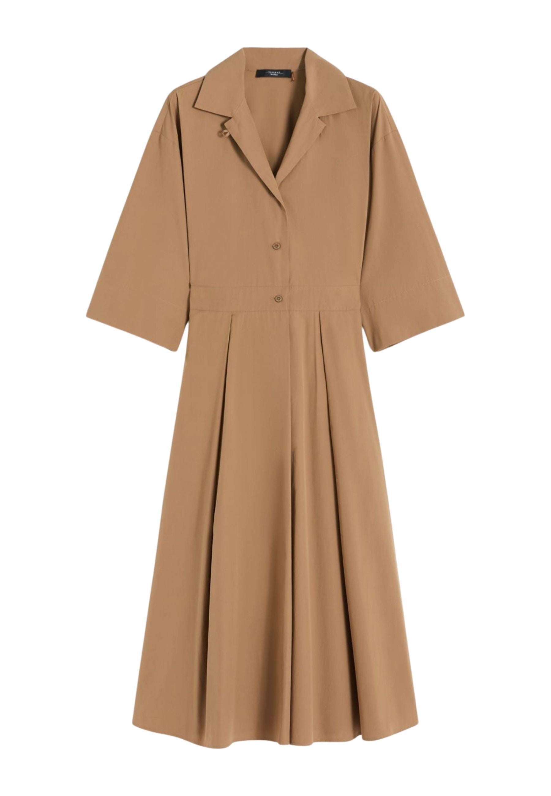 Weekend Max Mara - Abito chemisier midi in popeline di cotone 