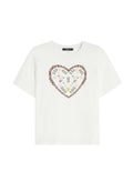 T-shirt in Cotone Biologico con Stampa Grafica