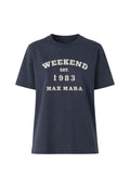 Weekend Max Mara - T-shirt in jersey di cotone con stampa grafica
