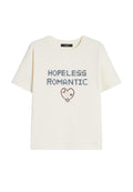 Weekend Max Mara - T-shirt in jersey di cotone con ricami