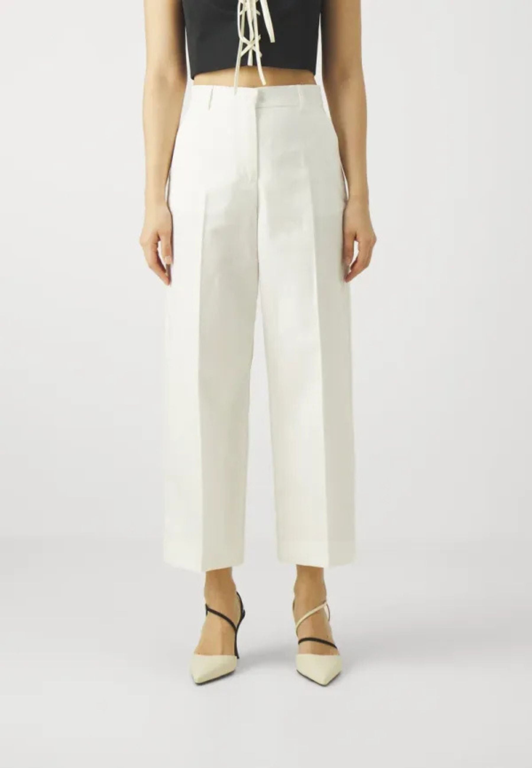 Pantalone Zircone in cotone e lino 