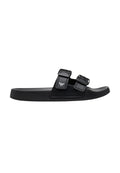 Emporio Armani – Sandalen zum Hineinschlüpfen mit doppelten Riemen und Schnallen