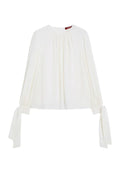 Max Mara Studio - Blusa EDOTTO in seta con fiocco ai polsi