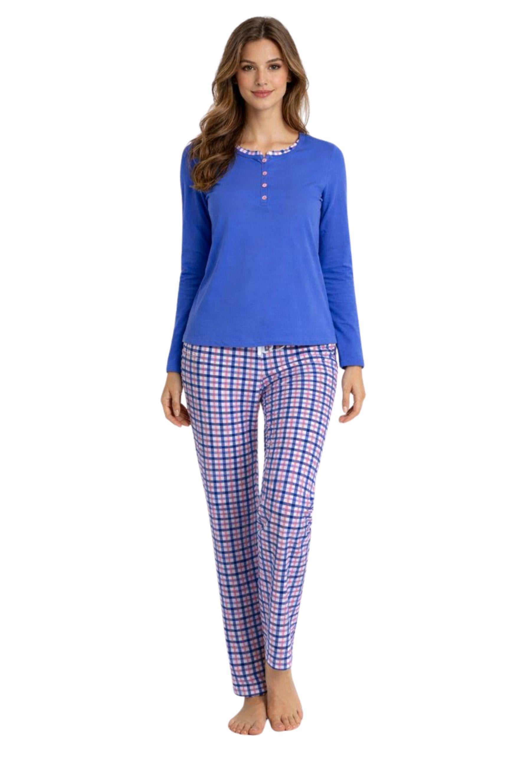 Pigiama donna Lincalor in caldo cotone - Linea Brilliamo 