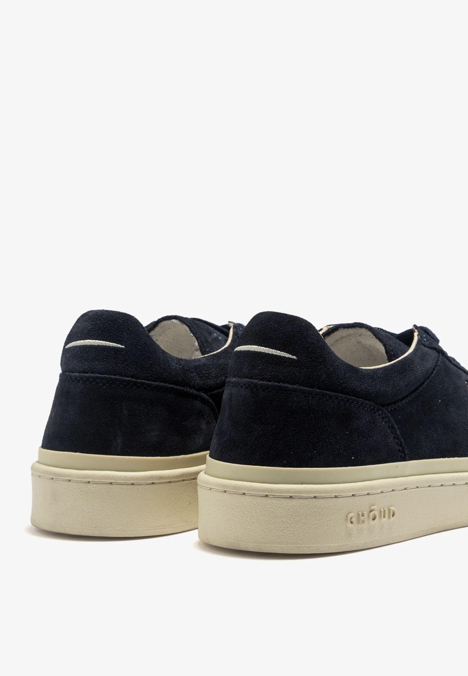Sneakers uomo Ghoud Pads Hushed Bluette - suede con suola platform 