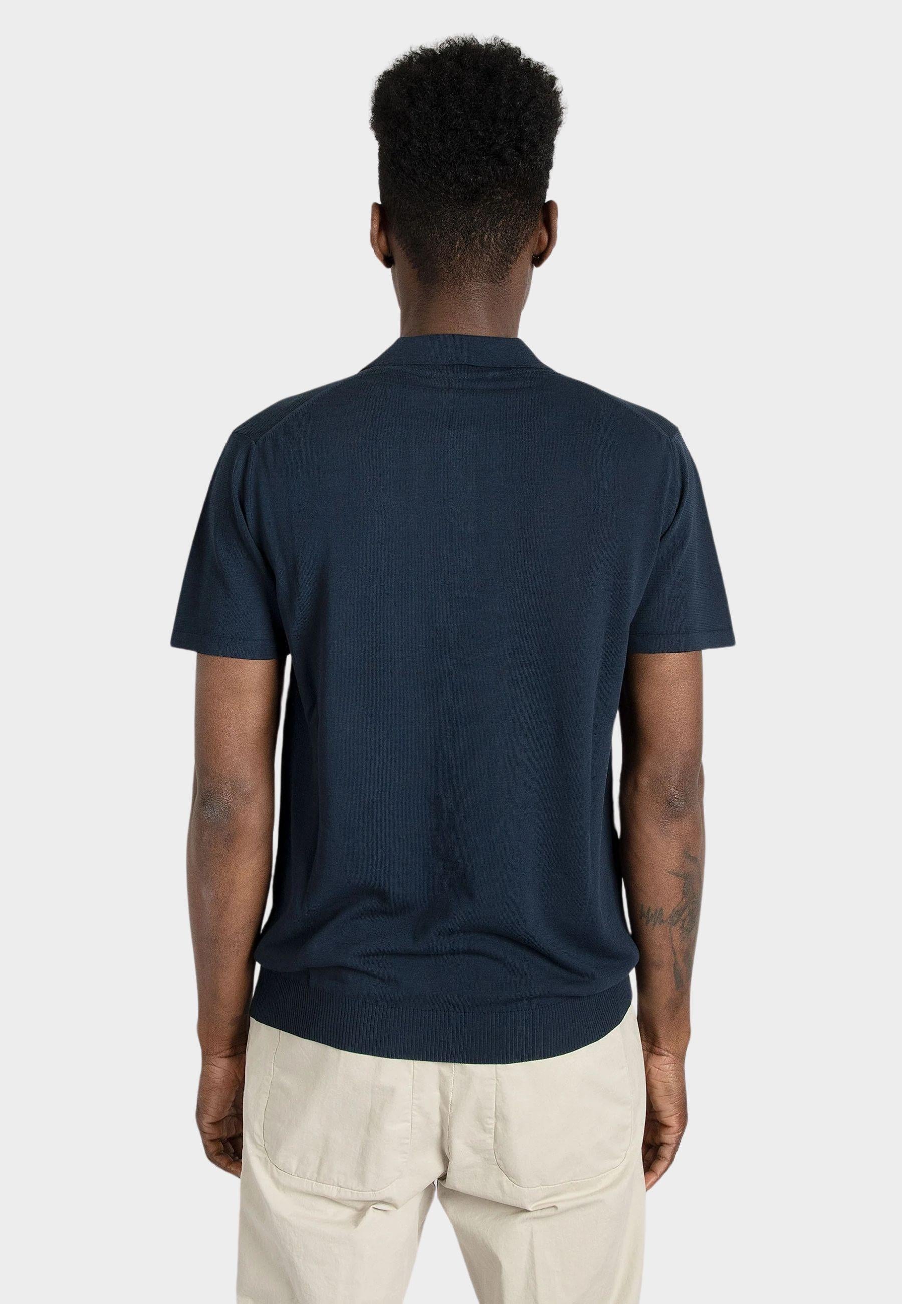 Polo Crepe in Cotone - Made in Italy 