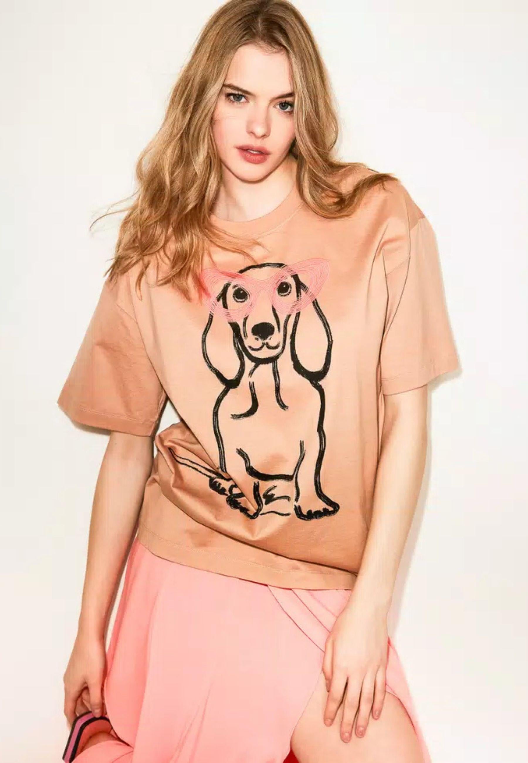 T-shirt oversize MYFO con stampa e ricamo - Actitude by Twinset 